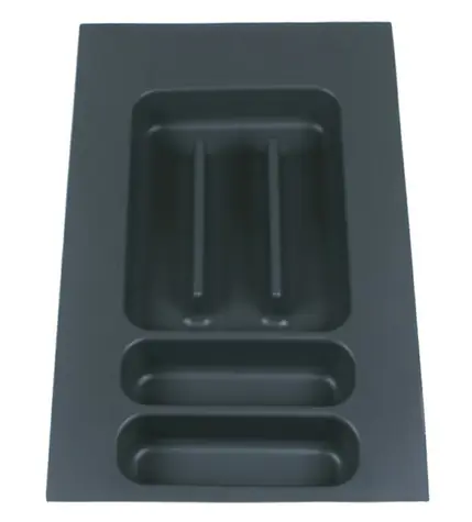 Elletipi UPPO R130 Sideboard für Schublade 30 cm schwarz / Kunststoff