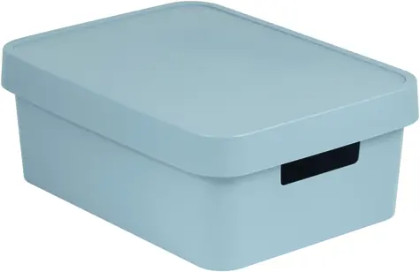 Curver Infinity Aufbewahrungsbox mit Deckel 11 l hellgrau / 36 x 14 x 27 cm