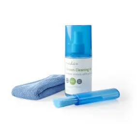Nedis Bildschirmreiniger 200 ml / Spray inkl. Wischer / Laptop / TV / Smartphone / Tablet 