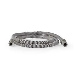 Nedis Ablaufschlauch grau / 8 mm / 10 mm / 1,50 m / Anwendung: Kondenstrockner / Gummi / Kunststoff 