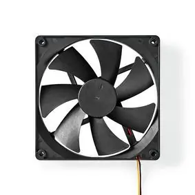Nedis DCFAN14025BK schwarz / Lüfter / DC / 140 mm / 3-Pin / 24,9 dBA