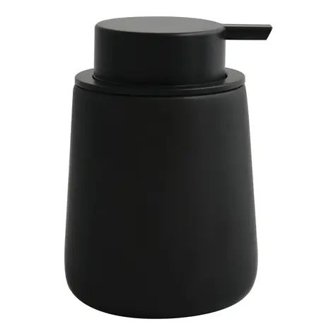 MSV MAONIE Seifenspender mattschwarz / Keramik / 350 ml