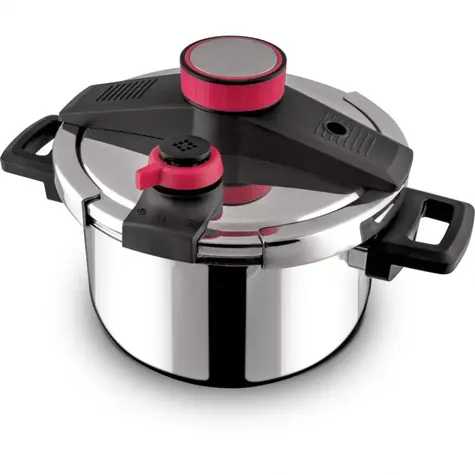 Lamart Dampfdruckkochtopf 4L silber / Edelstahl