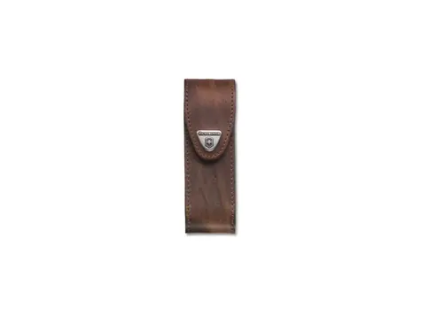 VICTORINOX Etui aus braunem Leder
