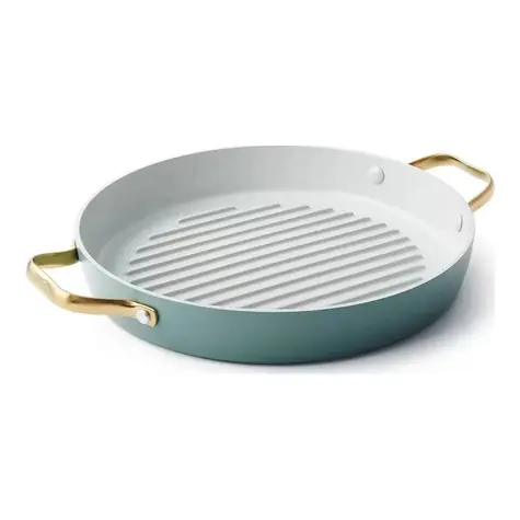 GreenPan Antihaft-Keramik-Grillpfanne Padova 28 cm grün