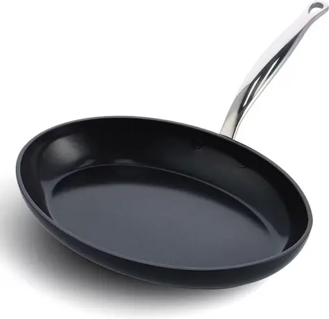 GreenPan Ovale Fischpfanne Barcelona Pro 33 cm schwarz
