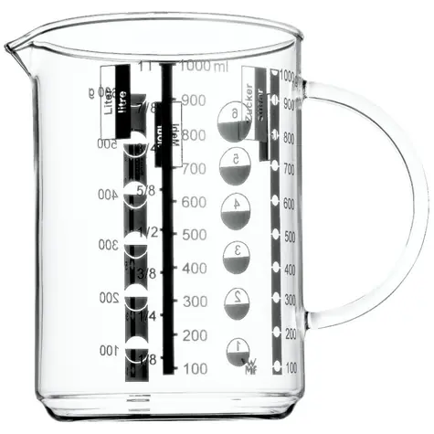 WMF Gourmet Glasmessbecher 1 L