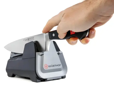 Ausgepackt - Wüsthof Easy Edge Elektrischer Messerschärfer / Ein-Knopf-Bedienung / 3 Schleifmodi / Ausgepackt