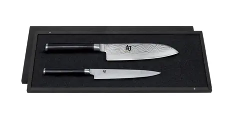 KAI Shun Classic DMS-230 Set mit 2 Messern / Universal 15 cm und Santoku 18 cm