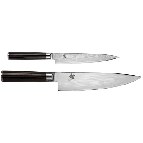 KAI Shun Classic DMS-220 Set mit 2 Messern / Universalmesser 15 cm und Kochmesser 20 cm