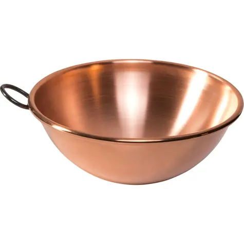 De Buyer Schüssel mit Ringgriff aus Kupfer