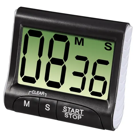Xavax Countdown schwarz / digitaler Küchentimer