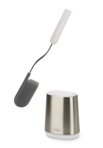 Joseph joseph Flex Lite Steel - Toilettenbürste aus Silikon