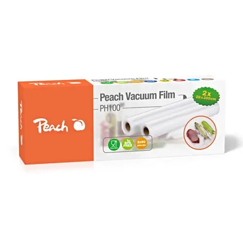 Peach Vakuumfolie PH100 klar / 2 Rollen / 2 x 90 Mikrometer / 2x 3M
