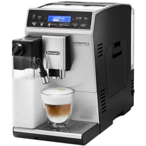 DeLonghi Autentica Cappuccino ETAM 29.660.SB silber / Kaffeevollautomat / 1450 W / 15 bar / 1,4 l / Behälter 150 g 