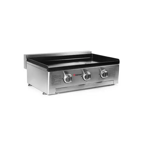 Tristar BQ-6395 / Gas-Gartengrill / 7200 W / 3 Brenner / 72 x 41,6 cm / Edelstahl / Silber