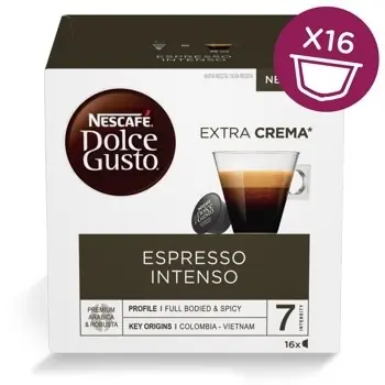 NESCAFÉ Dolce GUSTO Espresso INTENSO / Kaffee in Kapsel / 16 Stk