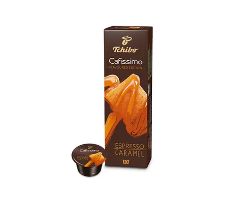 Tchibo 491843 Cafissimo Espresso Caramel / Kaffee in der Kapsel / 10 Stück / vom Umtausch ausgeschlossen