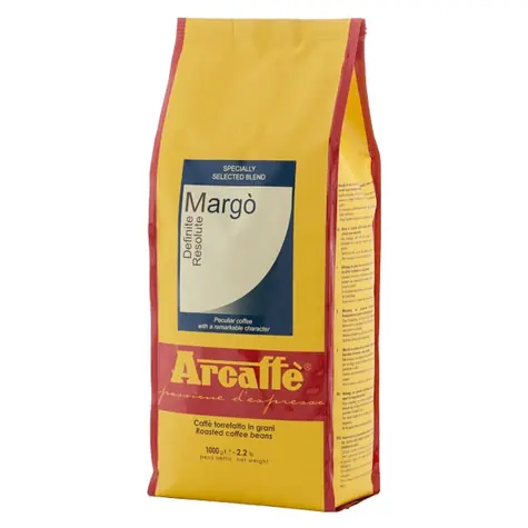 Arcaffe Margo 1 kg / Kaffeebohnen / 50 % Robusta & 50 % Arabica / Vakuumverpackt