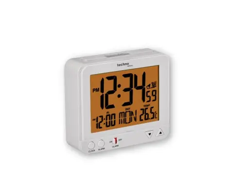 TechnoLine WT 195W / Digitaler Wecker mit Thermometer