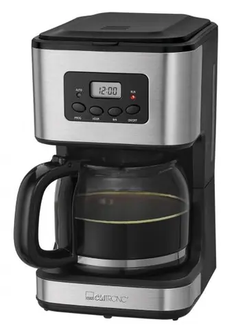 Clatronic KA 3642 / Tropfer / 12-14 Tassen / 900 W / LCD-Uhr