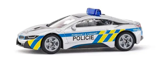 Siku Tschechisch Version - Police BMW i8 LCI