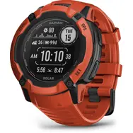 Garmin Instinct 2X Solar 50 mm Flame Red / Smartwatch / GPS / BT / 10 ATM / tägliches Aktivitätstracking / Solaraufladung