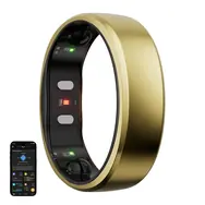 RingConn Gen 2 SMART Ring Größe 13 Gold / Smart Ring / Titan / BT 5.0 / IP68