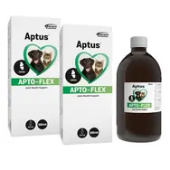 Aptus Apto-Flex Sirup 2 x 500 ml / Gelenknahrung für Hunde und Katzen / MHD 05/28