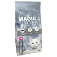 Magic Litter Katzenstreu Bentonit Ultraweiß mit Kohlenstoff 5l
