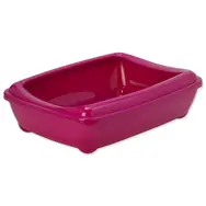 Magic Katzentoilette Economy mit Rand rot 50x38x14cm