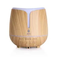 Airbi SONIC Aromadiffusor helles Holz / LED-Beleuchtung & BT-Lautsprecher / 300 ml 
