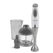 Esperanza EKM003E Pesto weiß-grau / Stabmixer / 450W / 2 Geschwindigkeiten / Zubehör