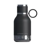 Asobu Hundenapf-Flasche, schwarz, 0,975 l / Hundenapf-Flasche / hält bis zu 24 Stunden kühl / Edelstahl