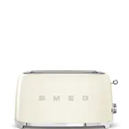 SMEG Toaster im Retro-Stil der 50er Jahre, cremefarben, 950 W, 2 Schlitze, 4 Toaststufen, Sonderangebot