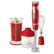 Sencor SHB 4464RD-EUE3 rot / Stabmixer / 1000 W / Behälter 700 ml / Zerkleinerer 500 ml / Schneebesen