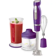 Sencor SHB 4465VT-EUE3 lila / Stabmixer / 1000 W / 700 ml Behälter / 500 ml Zerkleinerer / Schneebesen