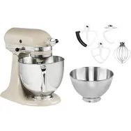 KitchenAid 5KSM175PSEAC Mandelcreme-Küchenmaschine / Artisan / 300 W / 4,8 l / 10 Geschwindigkeitsstufen / Planetengetriebe