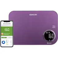 Sencor SKS 7073VT lila / smarte Küchenwaage / max. 5kg / TARE-Funktion / Bluetooth 