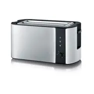 Ausgepackt - Severin AT 2590 silber / Toaster / 800W / Heizen / Auftauen / ausgepackt