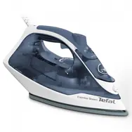 Ausgepackt - TEFAL FV2837E0 Express Steam blau-weiß / Dampfbügeleisen / 2400 W / 270 ml / 35 g-min / Keramik / ausgepackt