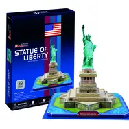 CubicFun 3D-Puzzle Freiheitsstatue / 39 Teile / Schwierigkeit: 4