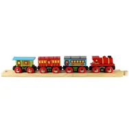 Bigjigs Rail Personenzug + 3 Gleise / ab 3 Jahren