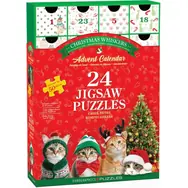 EUROGRAPHICS Puzzle-Adventskalender: Weihnachtsbart / 24x50 Teile / ab 6 Jahren
