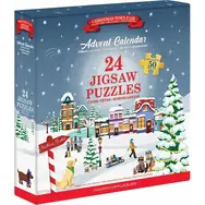 EUROGRAPHICS Puzzle-Adventskalender: Weihnachtsmarkt / 24x50 Teile / ab 6 Jahren