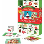 EUROGRAPHICS Puzzle-Adventskalender: Süße Weihnachten / 24x50 Teile / ab 6 Jahren