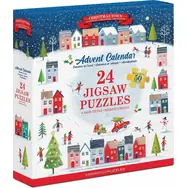 EUROGRAPHICS Puzzle-Adventskalender: Weihnachtsstadt / 24x50 Teile / ab 6 Jahren