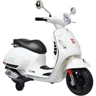 Buddy Toys Elektromotorrad Vespa GTS weiß / 30 W / Geschwindigkeit: 3-5 km/h / Tragkraft: 30kg