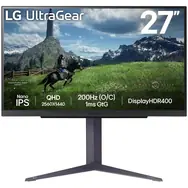 Ausgepackt - 27" LG UltraGear 27GS85Q-B schwarz / IPS / 2560 x 1440 / 16:9 / 1000:1 / 400dc-m2 / HDMI & DP / USB / VESA / ausgepackt