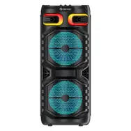 Denver BPS-355 schwarz / Bluetooth Partylautsprecher / USB / MicroSD / 160 W